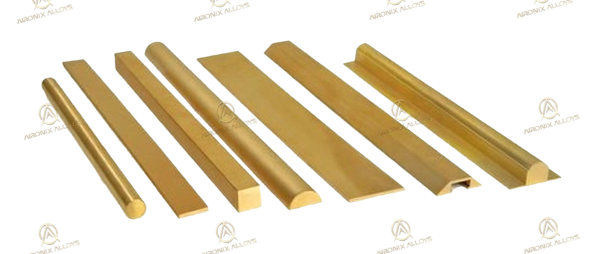 Solid brass sections for industrial manufacturing by Aironix Alloys